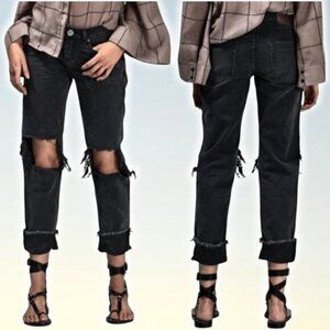 ONE X ONETEASPOON Awesome Baggies Low Waist Medium Rise Relaxed Leg Tapered 24